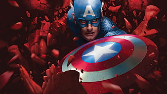 Marvel's Captain America Art, HD wallpaper
