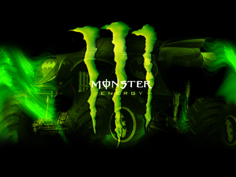 Monster Energy, drink, icon, logo, logos, HD wallpaper