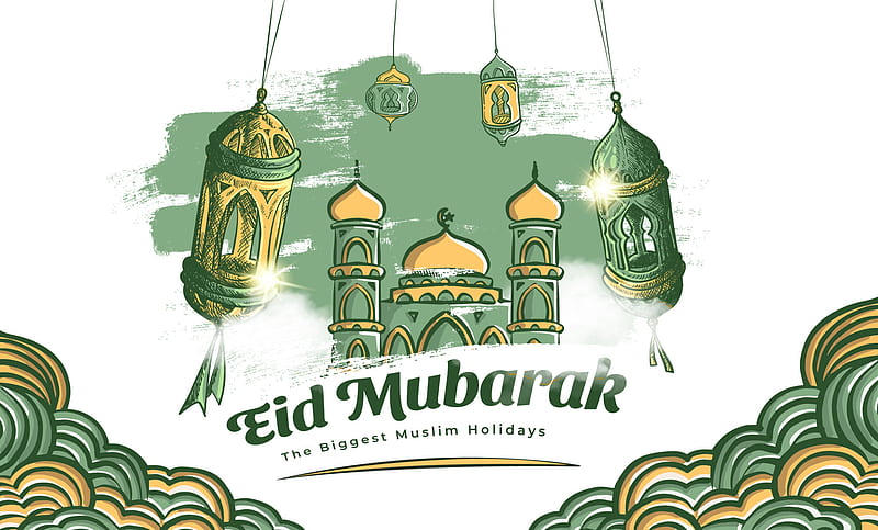 Religious, Eid Mubarak, HD wallpaper | Peakpx