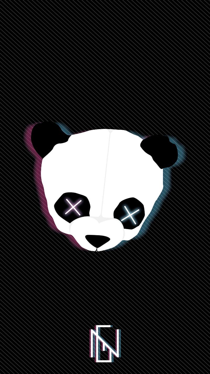 Panda, bts, samsung, glitch, emoji, simple, iphone, anime, HD phone wallpaper