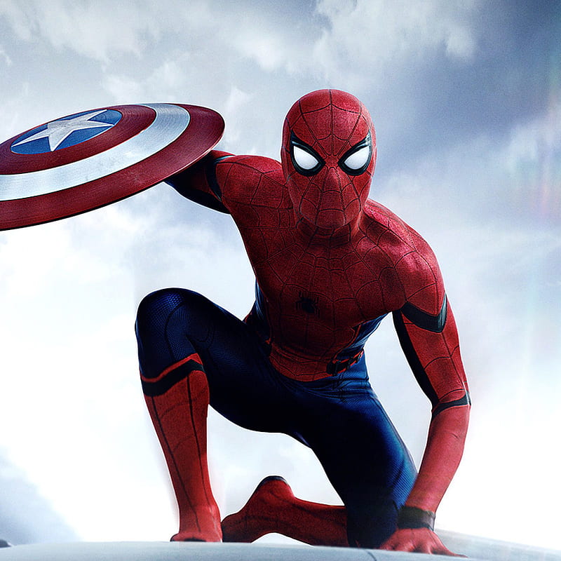Spiderman, captain america civil war, Clásico, HD phone wallpaper