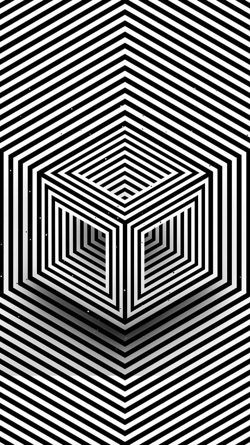 Cube, 3-d, Divin, abstract, abstraction, background, conception, digital, effect, figure, geometric, geometry, illusion, illusive, illustration, impossible, minimal, minimalism, object, op-art, opart, optical-art, optical-illusion, pattern, symbol, texture, visionary, visual, volume, HD phone wallpaper