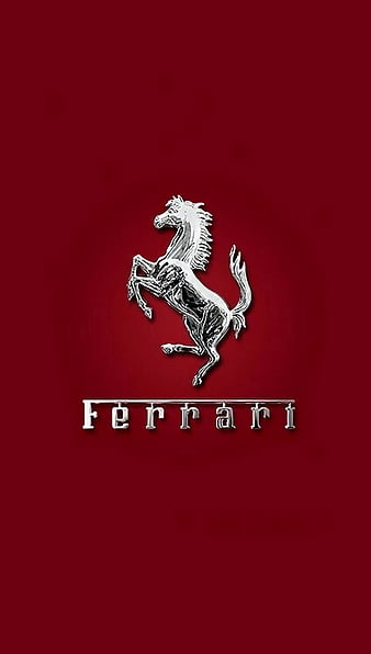 Ferrari Logo White, HD phone wallpaper | Peakpx