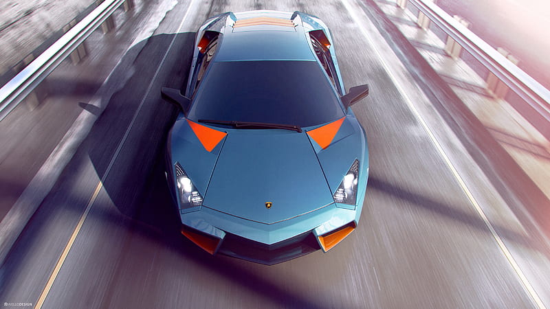 Lamborghini Aventador CGI, lamborghini, lamborghini-aventador, carros, cgi, artist, behance, HD wallpaper