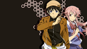 Yuno Gasai. Mirai Nikki Anime-Manga-Otaku-Vocaloid ❤ liked on Polyvore  featuring anime and future diary