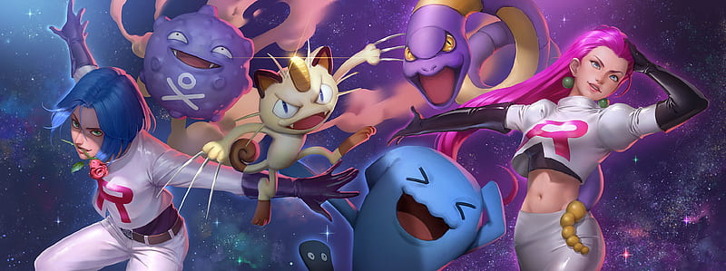 Pokémon, James (Pokémon), Jessie (Pokémon), Meowth (Pokémon), Team Rocket, HD wallpaper