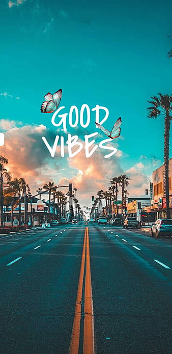 Good city vibes, good, quotes, road, vibes, HD phone wallpaper