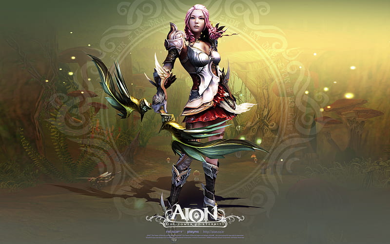 Aion the Tower of Eternity (WDS), armor, the tower of eternity, , aion, wds, weapon, knight, HD wallpaper