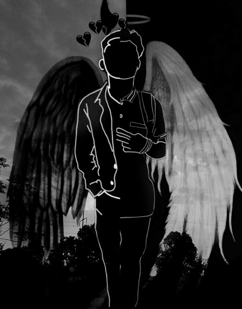 ángel oscuro, zedge, Fondo de pantalla de teléfono HD | Peakpx