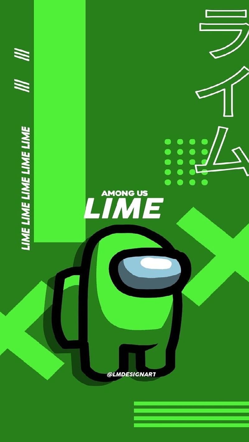 Tripulante-lima, among us, juego, lima, lime, popular, verde, HD phone wallpaper