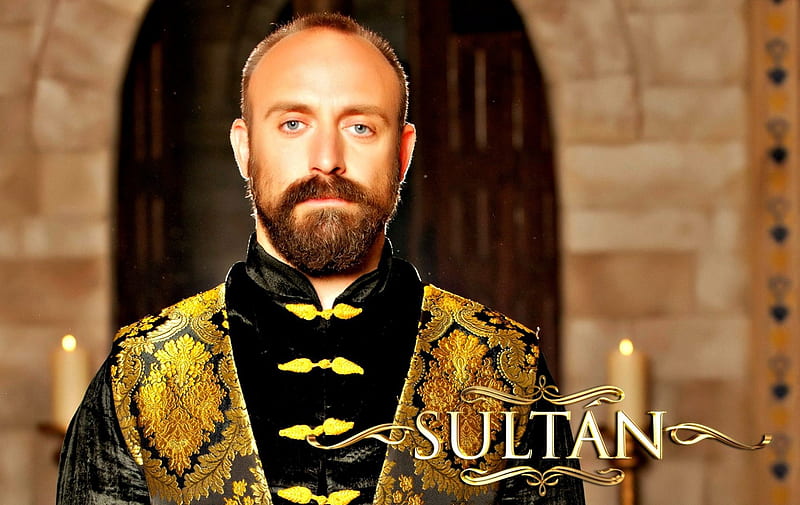 Halit Ergenc as Suleyman the Magnificent, Suleyman the Magnificent, Magnificent Century, tv series, turkish, Halit Ergenc, man, actor, HD wallpaper