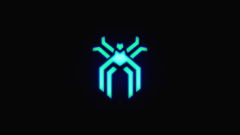 Big Time , agd, spiderman, ps4, evil spiderman, neon, big time, green, vector, abstract, amoled, HD wallpaper