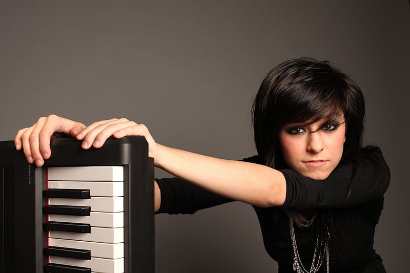 Christina Grimmie, piano, music, entertainment, people, HD wallpaper