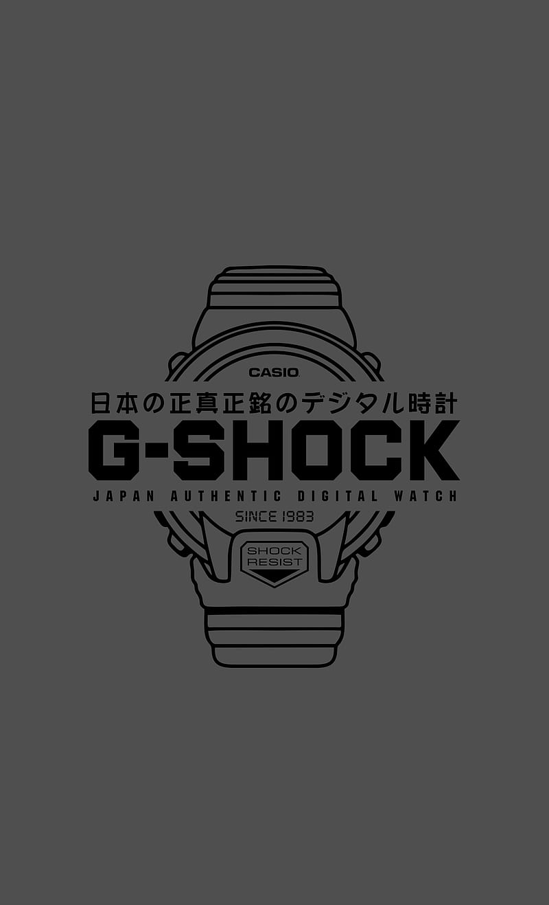 G-SHOCK JAPAN 3, authentic, logo, original, shock, tough, watch, HD phone wallpaper