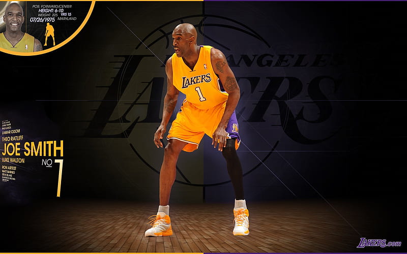 2010-11 season NBA Los Angeles Lakers joe smith, HD wallpaper