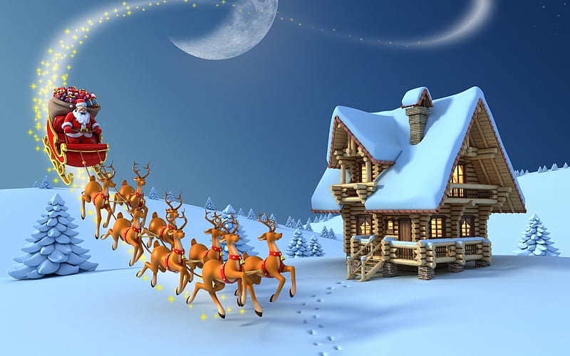 Santa Claus is coming to town, 21, 2014, 12, santa claus, HD wallpaper