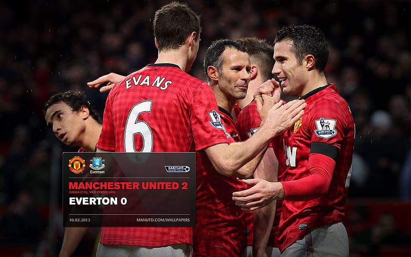 Manchester United 2 Everton 0-2012-13 champion, HD wallpaper