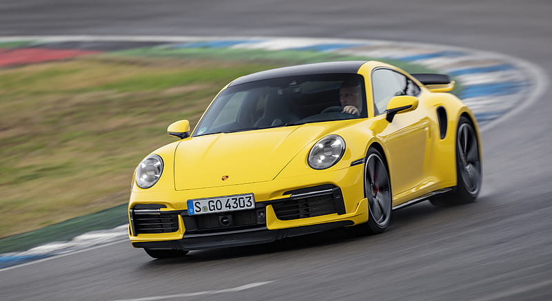 2021 Porsche 911 Turbo (Color: Racing Yellow) - Front, car, HD ...