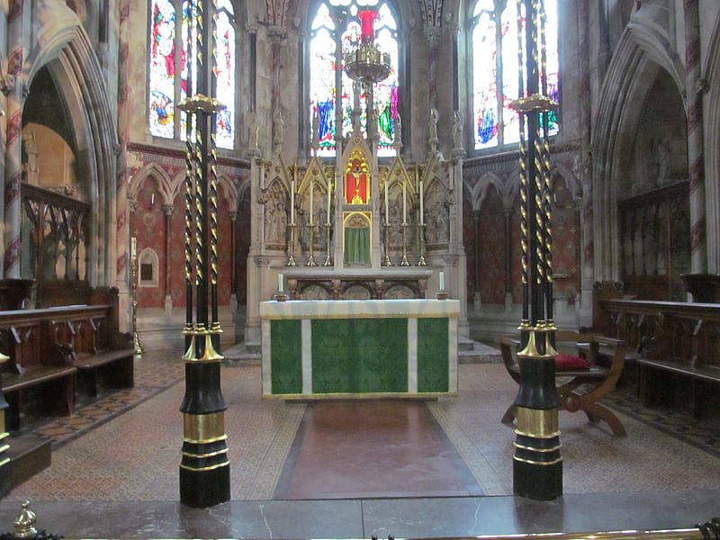 Church Altar, Churches, Somerset, Altars, Bath, UK, Catholics, Worship, HD wallpaper