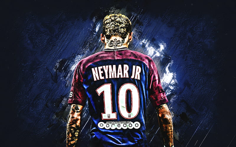 Neymar, Paris Saint-Germain, Brazilian footballer, striker, PSG, Ligue 1, football, 10 number, football star, HD wallpaper