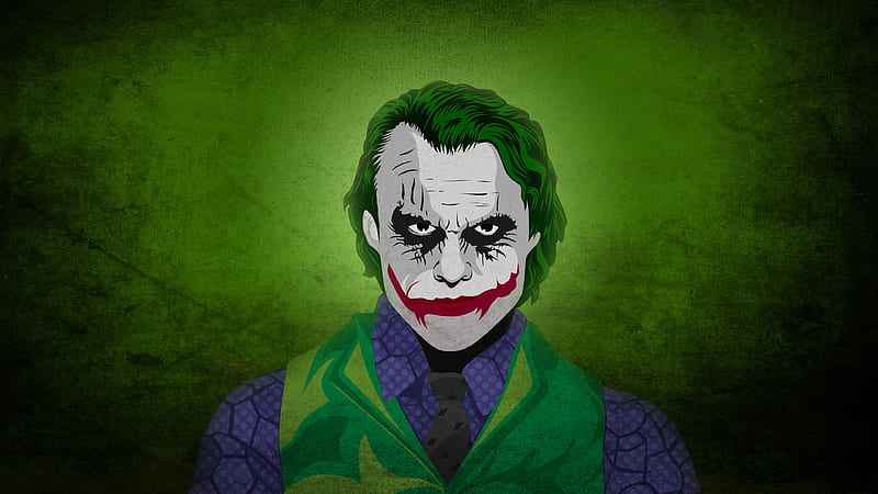 Joker 2020 Heath Ledger, joker, superheroes, artwork, HD wallpaper