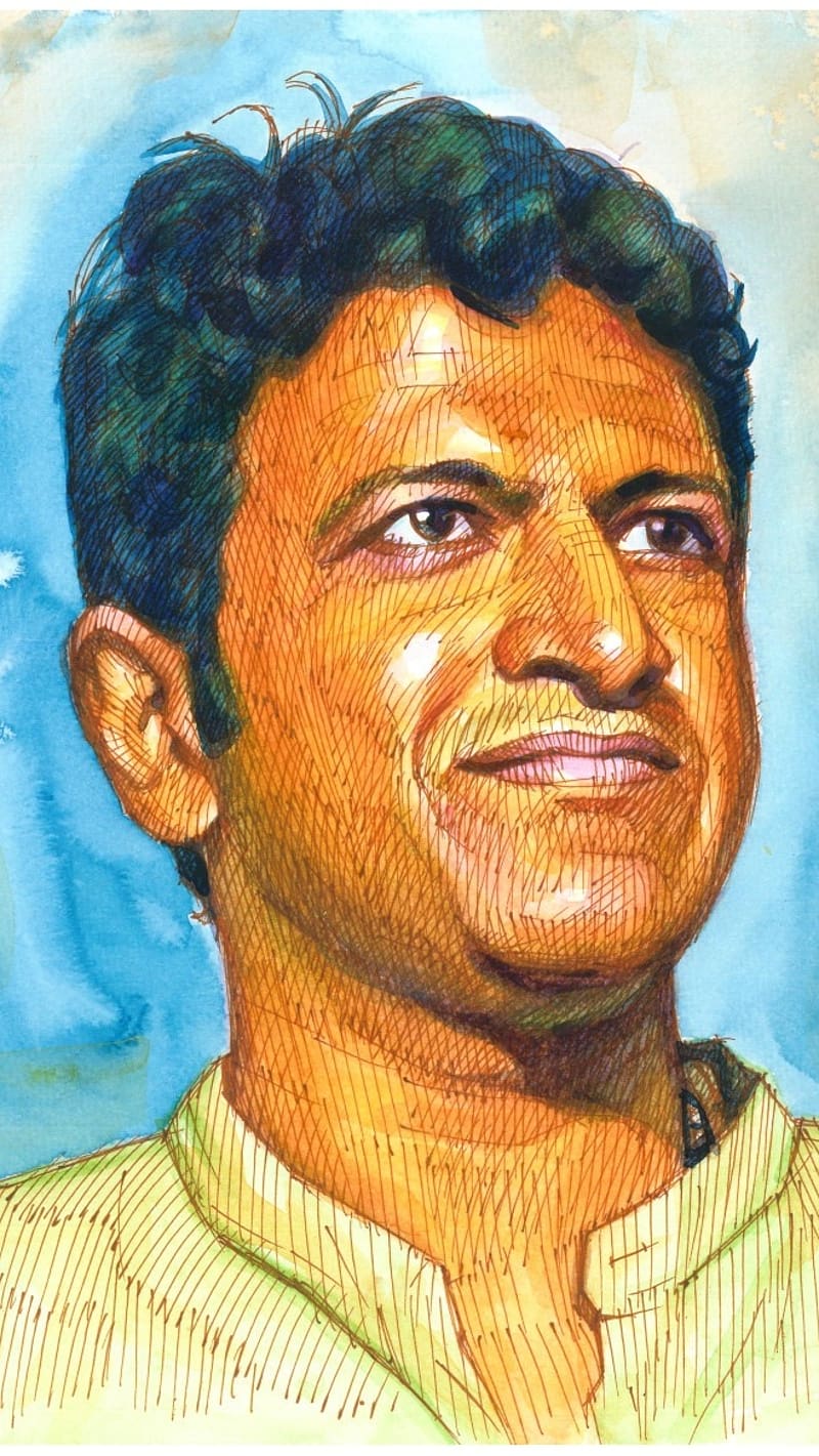 Sketch of Drawing a Puneeth RajKumar Easy / Pencil Drawing For Beginners -  YouTube