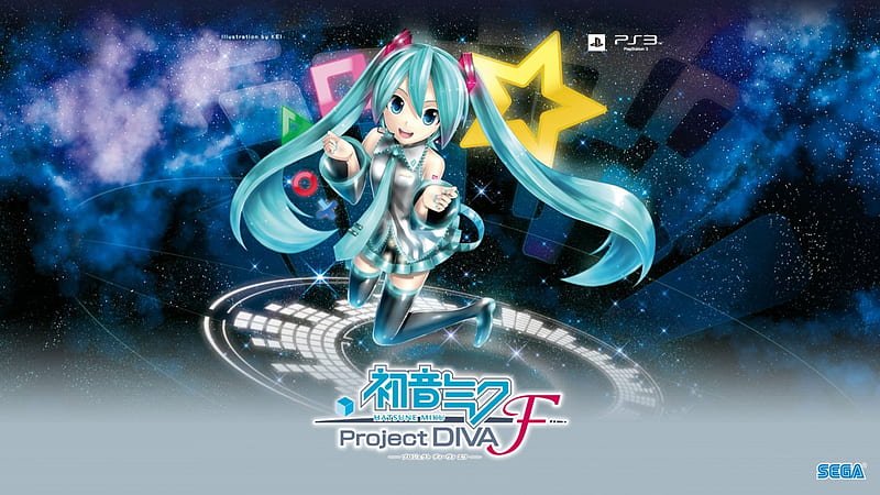 初音ミク Project Diva F, Project Diva F, Vocaloid, PS3, Hatsune Miku, Project Diva, HD wallpaper