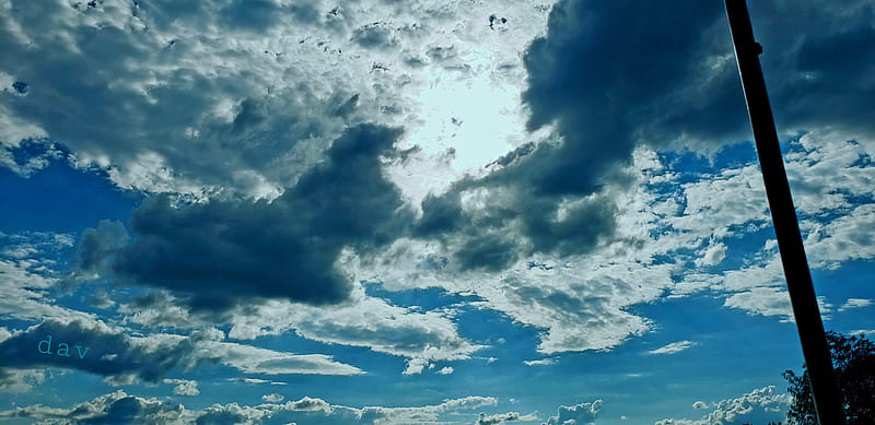 Nube, animado, sky, dibujo, clouds, park, perrito, sol, HD wallpaper