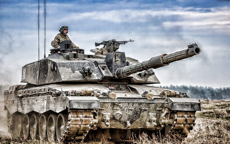 Challenger 2, British main battle tank, modern armored vehicles, tanks, United Kingdom, Great Britain, HD wallpaper