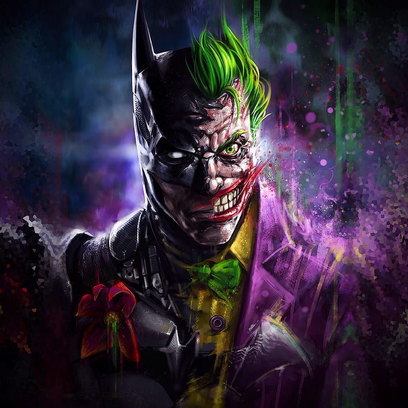 Batman Joker New Art 4k superheroes wallpapers, joker wallpapers, hd- wallpapers, dc comics wallpapers, behance wall…