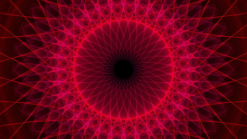 kaleidoscope, fractal, circle, pattern, HD wallpaper