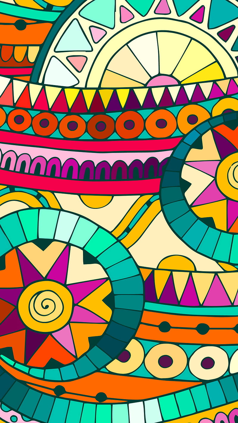 Ethnic Pattern, abstract, art, colorful, desenho, HD phone wallpaper |  Peakpx
