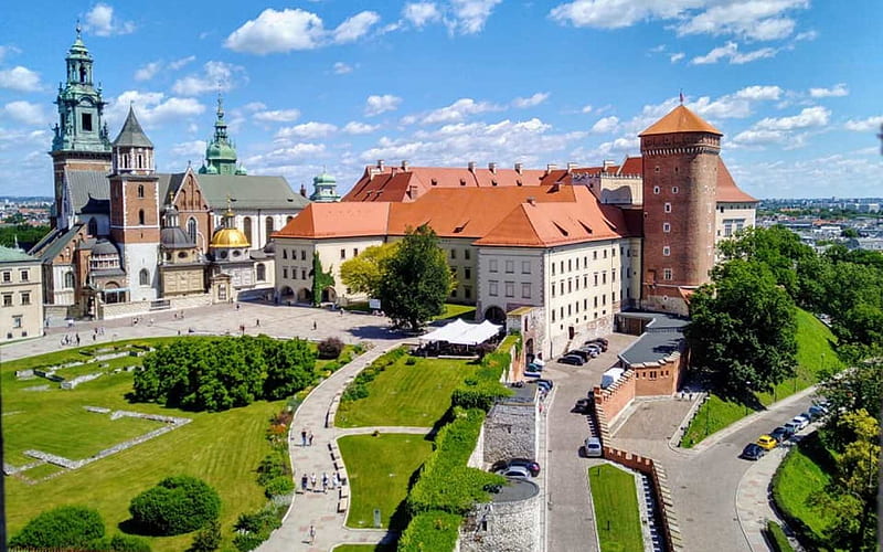 Wawel Castle, Krakow, Poland, Wawel, Krakow, Poland, castle, royal, HD wallpaper