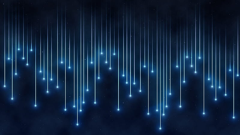 Blue Glare Lines Sparkle Abstract, HD wallpaper