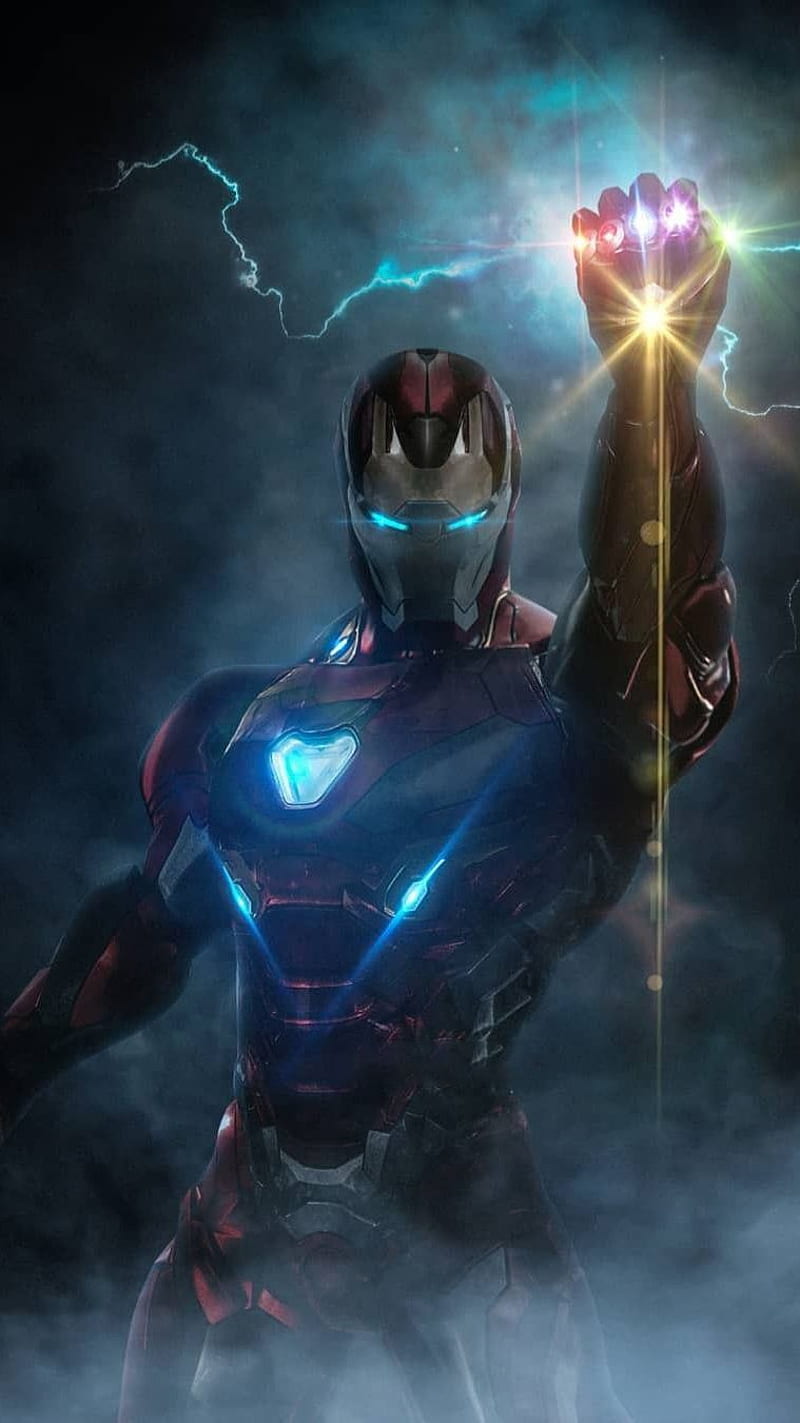 Iron man , iron man, avengers endgame, marvel comics, marvel superheroes, superheroes, marvel, infinity gauntlet, HD phone wallpaper
