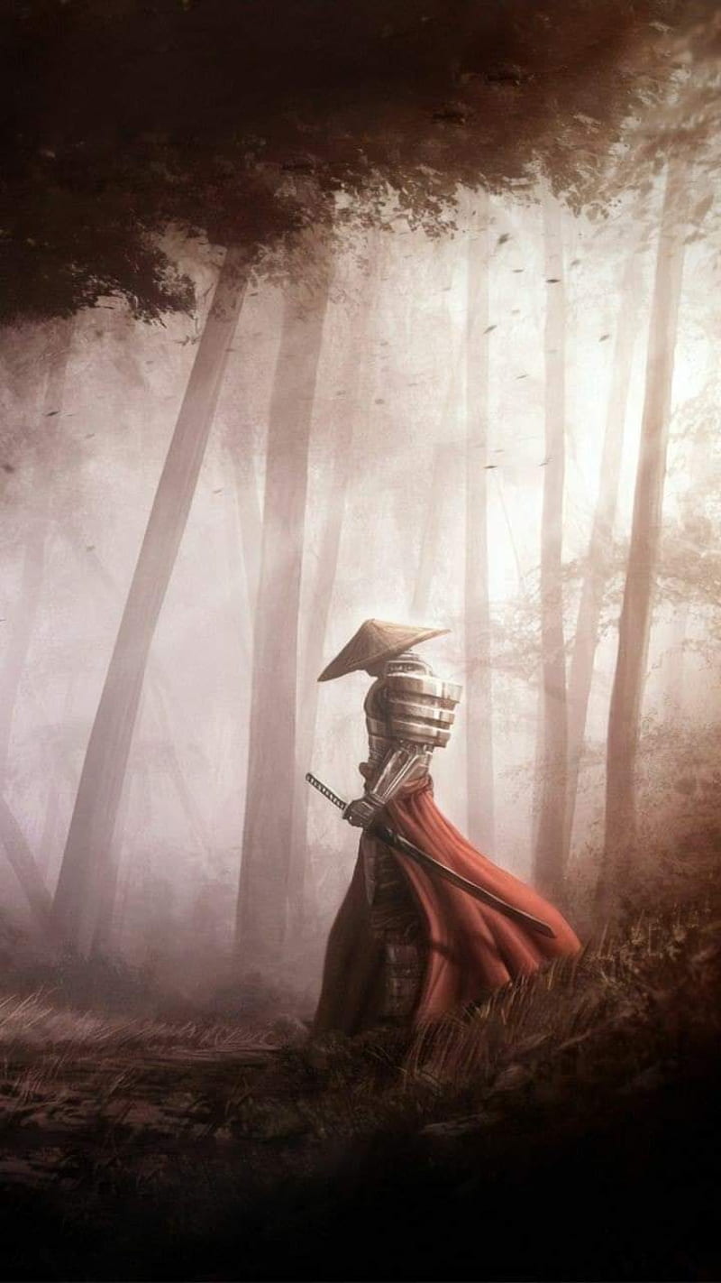 Ghost in Red Ghost of Tsushima HD wallpaper  Ghost of tsushima Samurai  art Samurai warrior