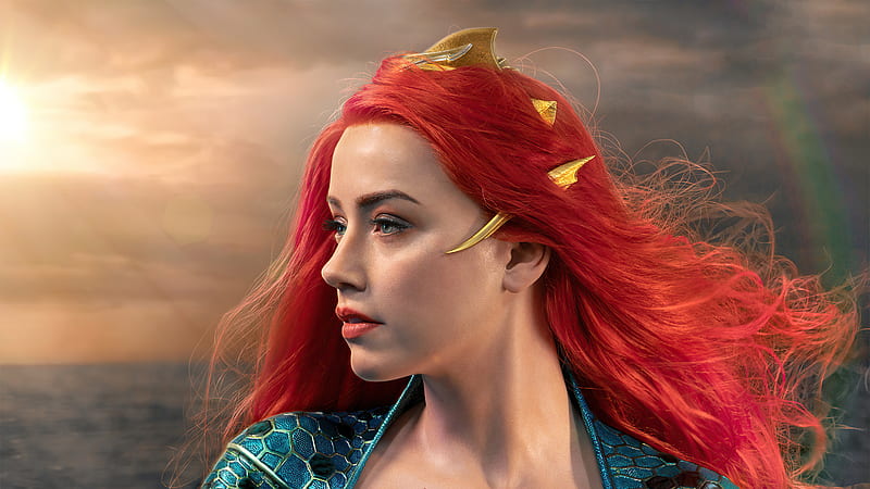 Amber Heard DC Comics Mera Redhead Aquaman, HD wallpaper