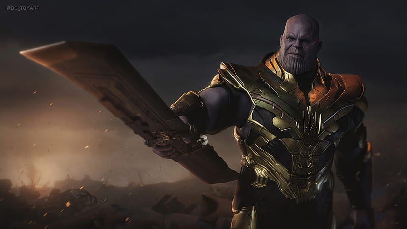 Thanos 2020, thanos, supervillain, superheroes, HD wallpaper