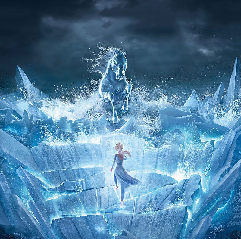 Frozen 2 movie Snow Queen Ultra, Cartoons, , Frozen, Snow, Queen, Movie, Elsa, 2019, HD wallpaper