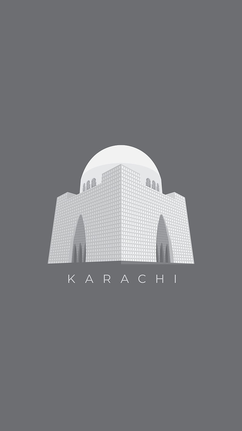 Tomb of Quaid e Azam, Karachi, Pakistan, Pakistani, desenho, flat,  illustration, HD phone wallpaper | Peakpx