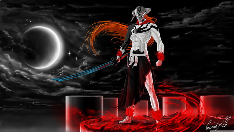 Ichigo vasto lorde, bleach, ichigo, lorde, vasto, HD wallpaper