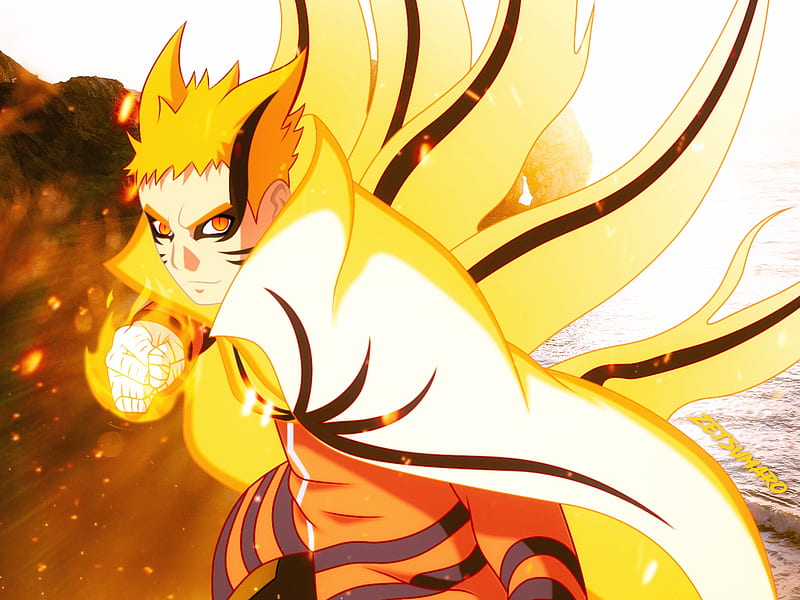 Naruto Uzumaki Baryon Mode Anime Wallpaper 4k HD ID:8736