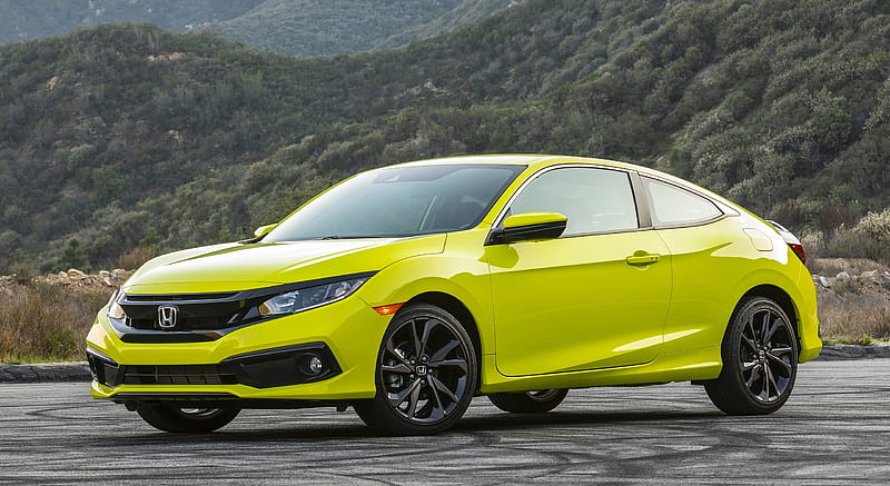 2020 Honda Civic Coupe Sport - Front Three-Quarter, car, HD wallpaper ...