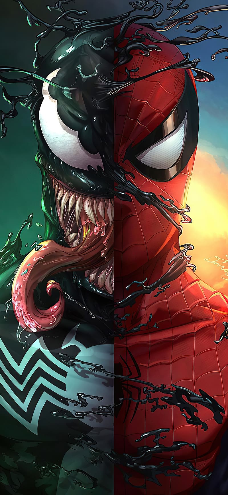 HD spider man vs venom wallpapers | Peakpx