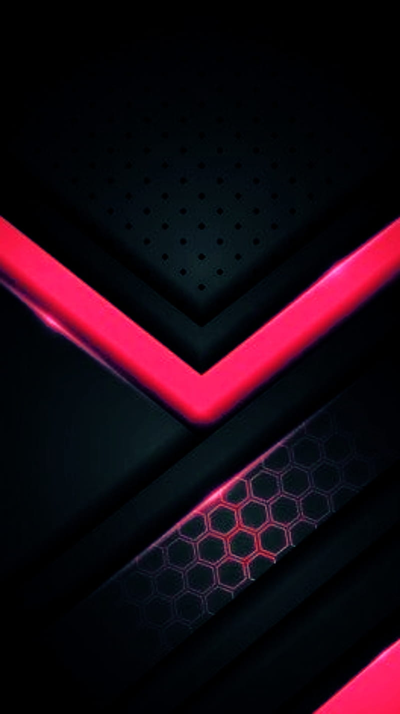 V card, abstract, android, black, iphone, lines, modern, neon, pink, tech,  HD phone wallpaper | Peakpx