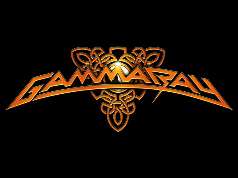 Gamma Ray, rock, gamma, music, band, black, yellow, metal, logo, heavy, ray, HD wallpaper