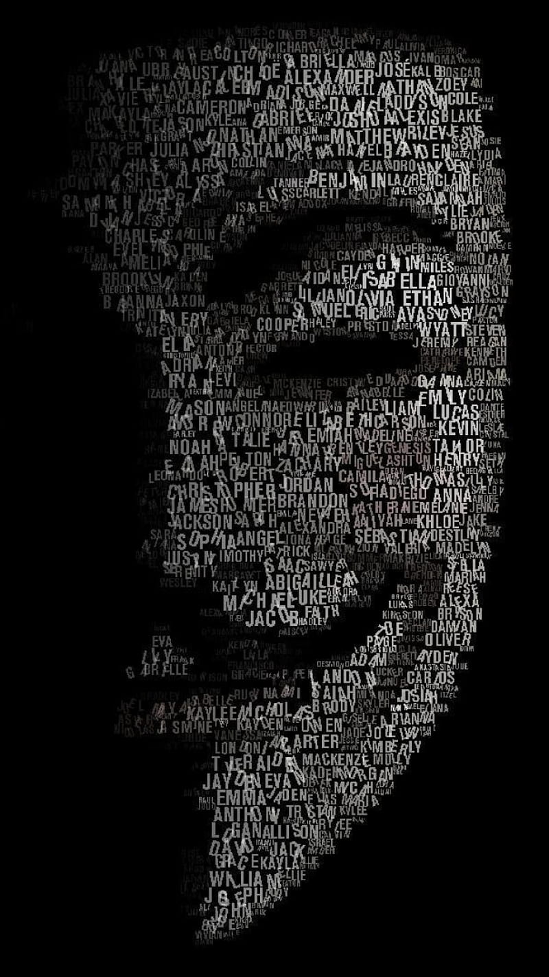 AnonyOps, anonymous, hackers, mask, maskman, HD phone wallpaper