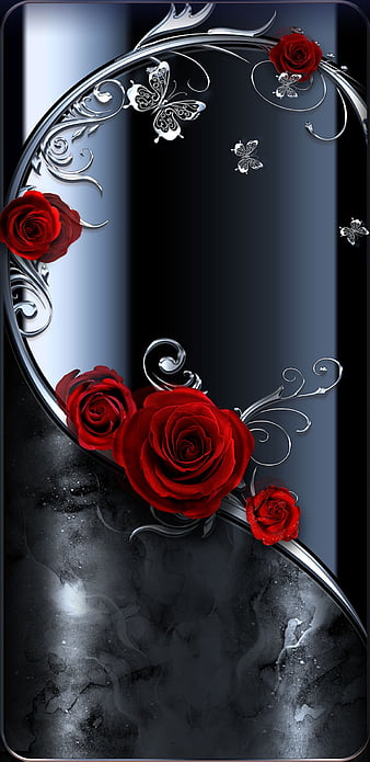Burn this love Gothic  Black roses  Rose Dark Red Phone HD phone  wallpaper  Pxfuel