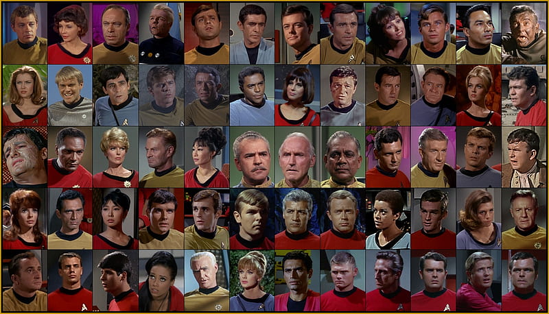 Original Star Trek Starfleet Personnel and Crew - Part Two, Captain Pike, Commodore Mendez, Star Trek, Boma, McGivers, HD wallpaper