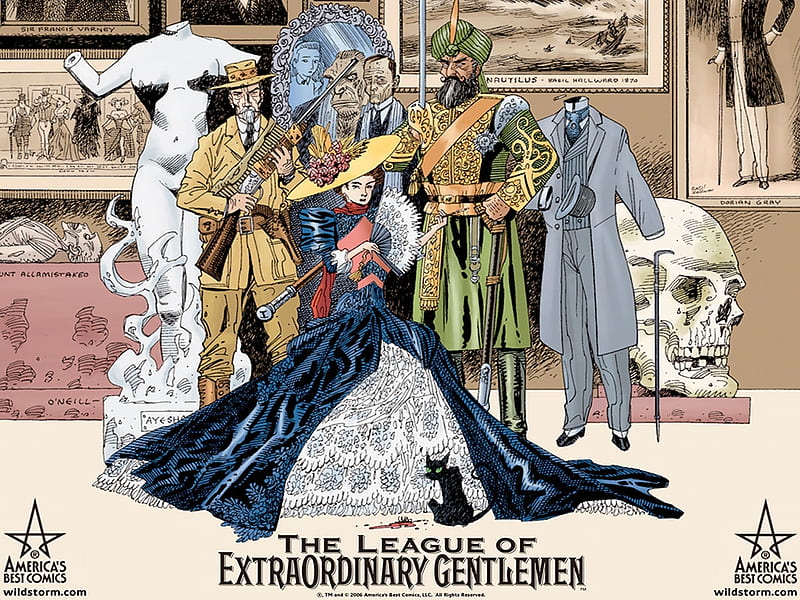 The League Of Extraordinary Gentlemen, Comics, The League Of Extraordinar Gentlemen, Americas Best Comics, Superheroes, HD wallpaper